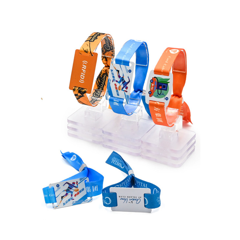 rfid织唛腕带_nfc小卡标签_活动专用腕带1